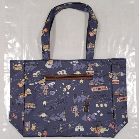 Waterproof Taiwan Medium Tote Shoulder Handbag